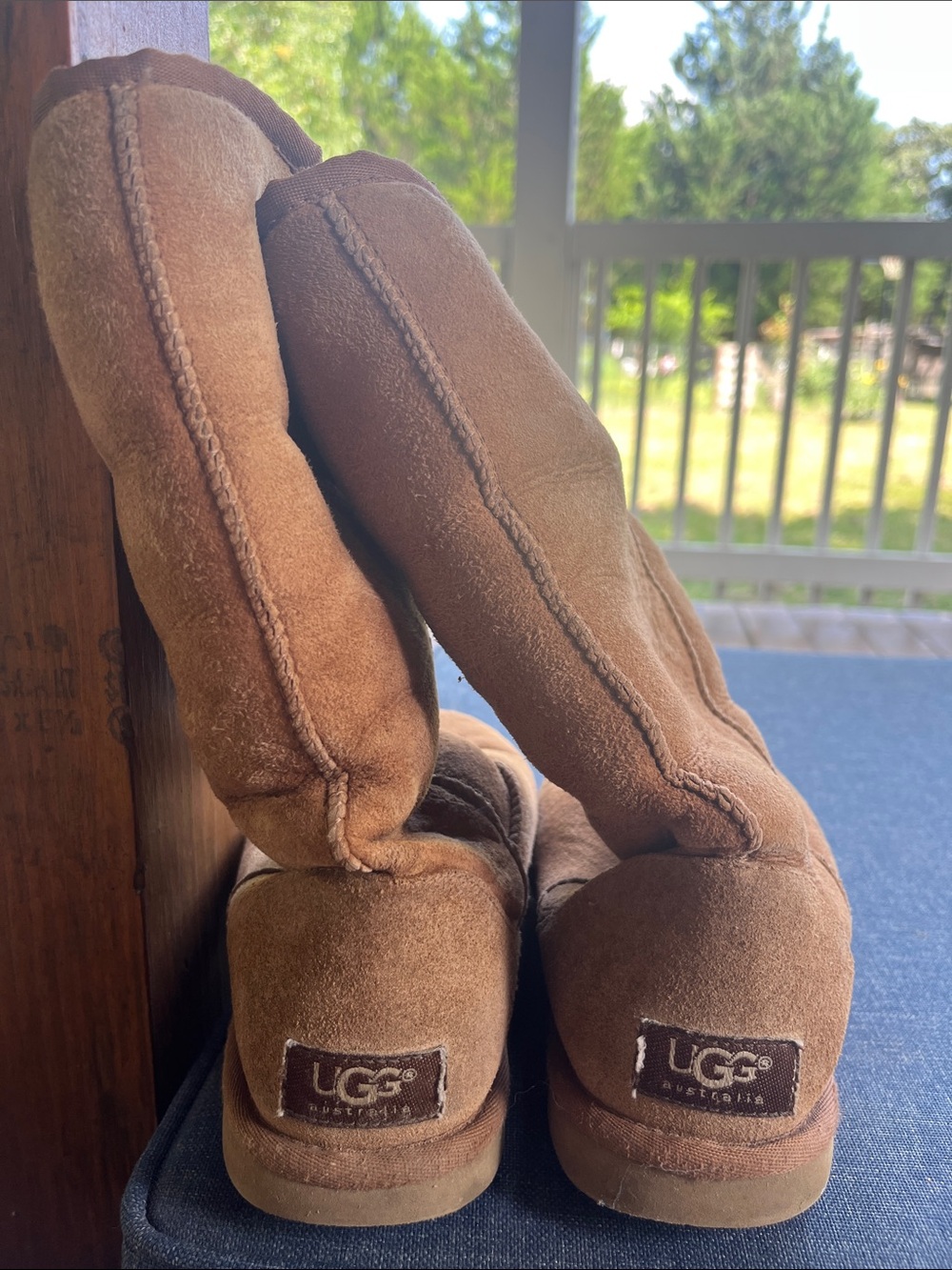 UGG Tall Chestnut Suede Boots